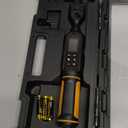 Digital Torque Wrench 3/8" Drive, 0.66-44.29Ft.lbs/0.9-60Nm Range, Electric Torque Wrench with Dual Direction Ratchet, 1% Accuracy with Vibration, Buzzer and LED Alert