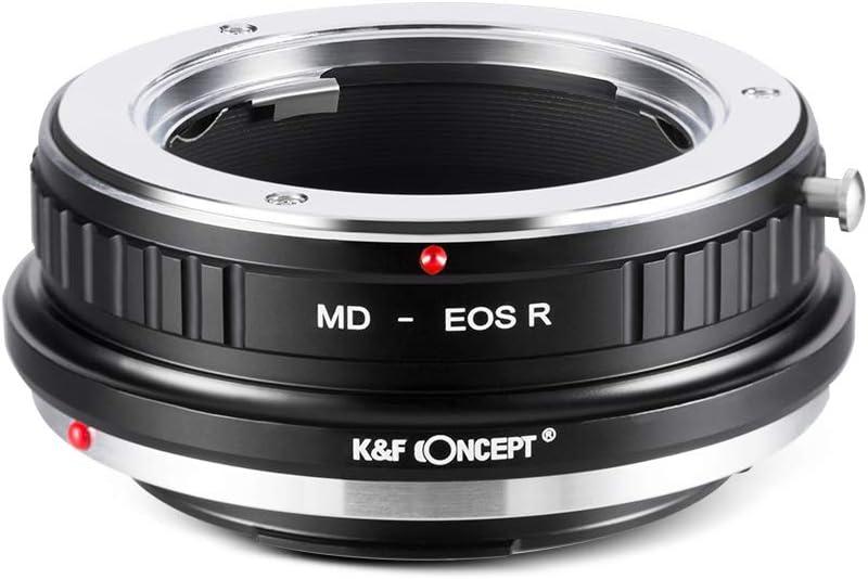 K&F Concept Lens Mount Adapter for Minolta MD MC Mount Lens to Canon EOS R Camera Body
