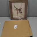 8x10 Picture Frames,Brown Rustic Wood Frame with Glass Front, Display 10x8 inch Photos for Table Top Display and Wall Mounting