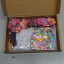 Tondiamo 36 Set Valentine's Heart Keychain Making Craft Kits DIY Adjustable Letter Bead Jewelry Making Key Ring Backpack Accessories for Valentine's Day Galentines Party Favor Gift