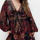 City Chic Women's Plus Size Dress - Ivanna Maxi (Black, L)