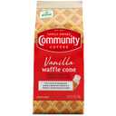 3 x Community Coffee Vanilla Waffle Cone, Ice Cream Flavored Ground Coffee, 11 Ounce Bag (Pack of 1)