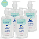 8 Fl. Oz. Advanced Hand Sanitizer Gel with 62% Alcohol Based,4 Pack