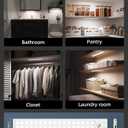 10inch Under Cabinet Lights, Motion Sensor Light Indoor, Wireless Closet Lights, 1800mAh Rechargeable Battery, Magnetic, 5 Levels Dimmable, Under Counter Lights for Kitchen, Bathroom (2 Pack)