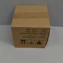 Natural Travertine Match Wooden Square Tissue Box Cover Decorative,Resin Heavy Sturdy Tissue Box Holder, Facial Paper Holder for Bathroom Vanity Countertop, Bedroom Night Stand,Office and End Table