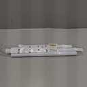 White Tension Curtain Rod for Windows 28 to 48 inch, Adjustable Expandable Pressure Spring Curtain Rod No Drilling, 7/8" Curtain Rod for Bedroom Doorway Closet Door