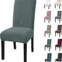 Super Stretch Chair Covers Set of 2, Dining Chair Cover Washable, Stretchy Spandex Chair Covers, Parsons Chair Slipcover for Home, Restaurant, Banquet (Sage Green)