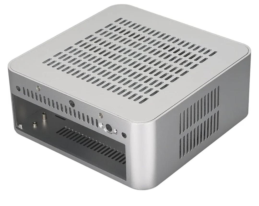 Mini ITX Computer Case, Desktop Case Gaming PC Case for Home Video Computers, Hotel Computers, Self Service Terminals, Good Heat Dissipation