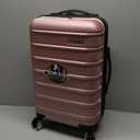 Samsonite Omni 2 International Carry-On Luggage with 360 Spinner Wheels - Scratch Resistant Hardshell - TSA, Airline-Approved - Expandable Polycarbonate Shell for Lightweight Travel - Rose Gold