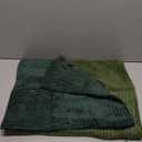 MIULEE Spring Green Decorative Throw Pillow Covers 18x18 Inch Set of 2 Boho Farmhouse Cushion Covers Modern Nordic Pillow Cases Soft Corduroy Gradient Home Decor for Couch Sofa Living Room Bed