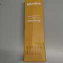 Riveira Brown Bamboo Wooden Cooking Utensils Set of 6 Natural Bamboo Wooden Spoons, Spatula, Non-Toxic, Heat-Resistant, Eco-Friendly