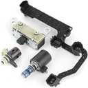 Solenoid Kit, 4R70W 4R75W Solenoid Valve Kit with Internal Hard Wire Harness for E150 E250 E350 2005-2008