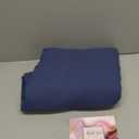 Queen Size Duvet Cover - 3 Piece Bedding Set (1 Duvet Cover & 2 Pillow Shams) Soft Double Brushed Comforter Cover w/Zipper Closure & Corner Ties - No Comforter (90" X 90", Dusty Navy Blue)