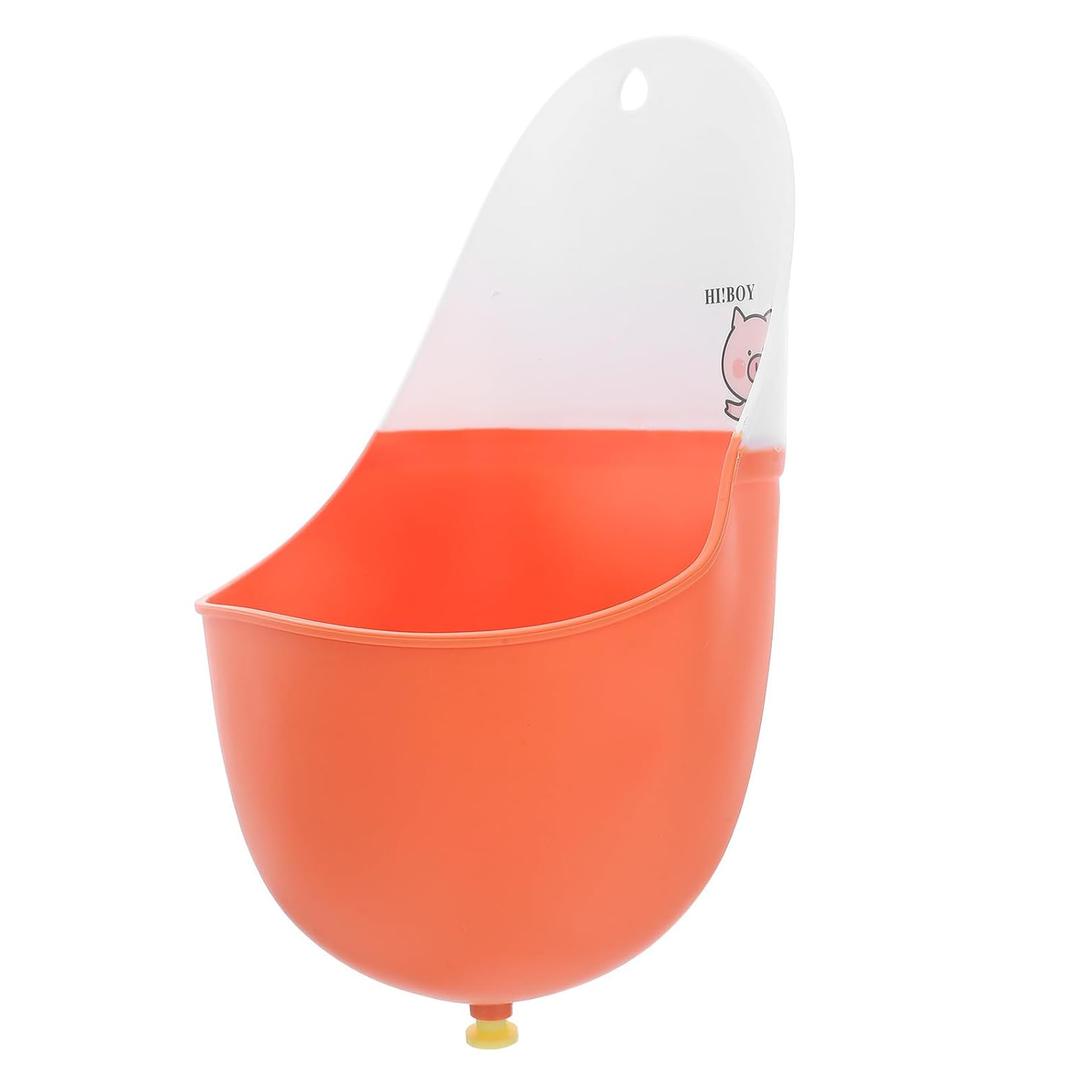 Totority Baby Boy Training Urinal Potty Toddler Stand-up Potty with Cartoon Design Easy Clean Compact Size for Home Bathroom