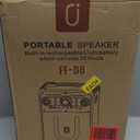 Karaoke Machine, Portable Bluetooth 5.3 Speaker with 2 Wireless Microphones for Adults, PA System with Echo Adjustment, Support TWS/TF Card/USB/AUX/TVs Connected for Home Party/Outdoor/Events