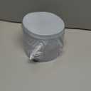 PLASTICPRO 30 Clear with Gold Rim Plastic Plates 5.5 inch High Edge Elegant Heavyweight Plastic Disposable Dinner Plates Fancy Party Plates