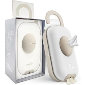Diaper Bag Wipe Dispenser | 3-in-1 Portable Diaper Caddy Organizer, Baby Wipe Holder with Disposable Bags | Baby Essentials for Newborns, Toddlers, Travel & Baby Shower Gifts