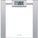 Taylor Digital Bathroom Scale, Glass with Silver Metallic Accents
