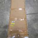 Feonase Floating Bed Frame King with Led Lights and Charging Station, Wood Full Size Bed Frame with Storage Headboard, Heavy Duty Metal Slats, No Box Spring Needed, Easy Assembly,Oak