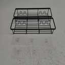 Moforoco Shower Caddy Shelf Organizer Rack, Self Adhesive Black Bathroom Shelves Basket, Home Farmhouse Wall Inside Organization and Storage Decor Rv Accessories, First Camper Apartment Essentials