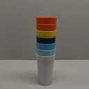 Homestockplus 【Set of 7】 20 Oz Tumbler Cups,Unbreakable Drinking Cups Microwave and Dishwasher Safe BPA Free ECo Friendly Reusable Cup For Smoothies,Water