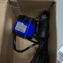 Fountain Pump, 400GPH Submersible Water Pump Outdoor, Ultra Quiet Water Fountain Pump With 6.5FT High Lift, 3 Nozzles for Fish Tank, Aquarium, Pond Waterfall, Hydroponics, 2 Pack