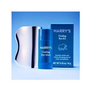 Harry's Cooling Eye Kit for Men - Gua Sha Depuffing Facial Massage Tool