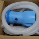 Standard Series Above Ground Pool Filter Pump - 800 GPH Flow Rate | Rapid Circulation & Micro-Debris Filtration, Pool Cartridge Filter Pump System - Keep Water Crystal Clean & Clear-Deep Blue