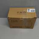 Ceramic Rustic Flower Vase, 8.27 Inch Vintage Pottery Home Decor, Antique Farmhouse Terracotta Vase for Living Room, Table, Shelf, Mantel Decoration, Farmhouse - Natural Brown