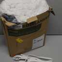 Electric Heated Blanket 72"x84" Full Size - Dual-Sided with Microplush & Sherpa Fabric, 4 Heat Settings & 10 Hours Auto Off, Machine Washable - Iron Gray