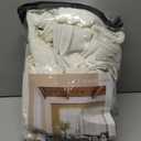 Natural Pinch Pleated Linen Curtains 84 Inch Length 2 Panels for Living Room Bedroom Textured Cream Ivory Birch Semi Sheer Boho Neutral Back Tab Pinch Pleat Hooks Rings Window Curtain 84 Inches Long