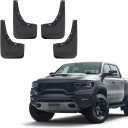 Mud Flaps Mud Guards Replacement for 2021-2024 Dodge Ram 1500 TRX Front Mudflap and Rear Mudguard No Drilling Required 4pc Set