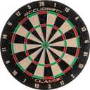 Accudart Classic Bristle Dartboard Official 18 x 1.5 Sisal Board, SelfHealing Fibers, StapleFree Bullseye, Reduced BounceOuts Ideal for SteelTip Darts