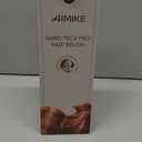 AIMIKE Round Hair Brush, Nano Thermal Ceramic & Ionic Tech, 2.1 Inch Barrel with Boar Bristles for Enhanced Texture, Golden, Hair Drying, Styling, Curling and Shine + 4 Free Clips