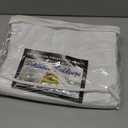 Split Corner Bed Skirt 16 Inch Drop King Size 100% Natural Cotton Wrinkle and Fade Resistant King Size, White Solid