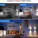 SV3C 4K PTZ WiFi Camera Outdoor 15X Optical Zoom, Wireless IP Security Camera 8MP, Auto Tracking, Floodlight Color Night Vision, 2-Way Audio, Metal Shell, RTSP, FTP, SD Card Record, Onvif Conformant