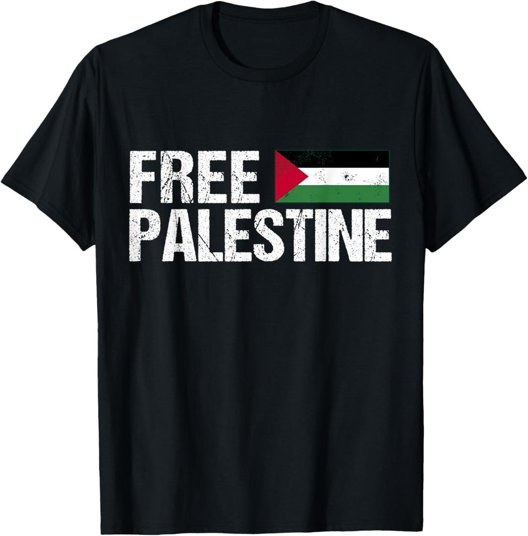 Palestine Flag Free Palestine T-Shirt S