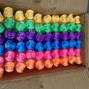 Bubble Wand, 60 Pcs Bubble Wands Bulk in 6 Colors, Bubble Party Favors for Kids, Summer Toys, Indoor Outdoor Activity, Themed Birthday, Wedding, for Girls & Boys