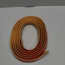 1/5 inch Height Floor Transition Strip, Self Adhesive Carpet Wood Tile Vinyl Flooring Laminate Transition Cover Edge Trim Gap Doorway Threshold for Uneven Floors (120 inches, Light Brown Coffee)