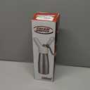 Professional Aluminum Whipped Cream Dispenser Cream Maker 500mL (1 Pint) for Desserts Gourmet Cream Whipper with 3 Decorating Nozzles- N2O Chargers (Not Included)