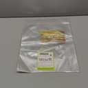 Wowfit 50 CT 12x16 inches Large Clear Bottom Gusset Cellophane Gift Bags with 6" Gold Twist Ties, Cello Packaging for Baby Showers, and Wedding Gift Wrapping