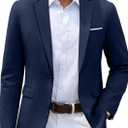 Men's Slim Fit Casual Blazers Lightweight Sport Coats One Button Suit Jackets S