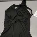 Eomenie Women's One Piece Swimsuit Tummy Control Bathing Suit V Neck Slimming 1 Piece Swimwear, Medium