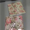 40Pcs Floral Napkins-Spring Disposable Paper Napkins Vintage Rose Floral Decoration One Napkin with 4Patterns for Garden Spring Tea Party