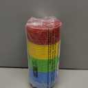 Yinder 36 Pcs Kids Bowl sets 10 oz Kids Plastic Bowls Colorful Toddler Microwave Dishwasher Safe Cereal Salad Dessert Soup for Home Parties Events School, Red Green Blue and Yellow