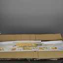 Modern Luxury Rectangular K9 Crystal Chandelier for Dining Room Living Room Kitchen Island Entryway Foyer L43 Easy Install Adjustable Hight 6-Light Ceiling Hanging Light Fixture Gold