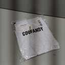 COOFANDY Mens Athletic Running Shorts 9" Lightweight Quick Dry Drawstring Mesh Gym Shorts with Zipper Pockets (White) M