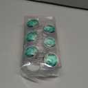 12 Pcs Decorative Shower Curtain Hooks, Rust Proof Glass Surface Stainless Steel Rings for Bathroom Bedroom Kitchen Home Bath Room Rods Decor (Light Green Gold Marble)