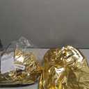 SaitiMade Set of 5 - Gold Cylinder Pedestal Stand Covers, Flexible Cylinder Stand Covers for Party, Wedding or Birthday Event Decor - Only Contains Cylinder Covers