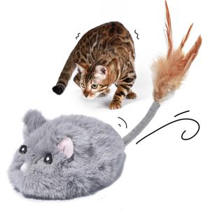 Automatic Cat Toy Cat Mouse Toy Moving Cat Toy with Furry Tail Boredom Busters Interactive Cat Toys for Indoor Cats Hunting Cat Mice Toys (Grey) Automatic Cat Toy Cat Mouse Toy Moving Cat Toy with Furry Tail Boredom Busters Interactive Cat Toys for Indoor Cats Hunting Cat Mice Toys (Grey)